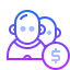 gradient style gehaltsabrechnung icon