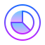 gradient style investment portfolio icon