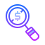 gradient style no hidden fees icon