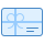blue ui style gift card icon