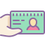 cute color style identity theft icon