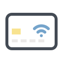 pastel color style chipkarte icon