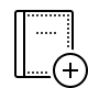 dotted style add book icon