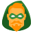 color style green arrow dc icon