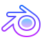 gradient style blender icon