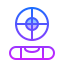 gradient style bubble level icon