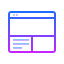 gradient style google 사이트 icon