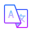 gradient style google translate icon