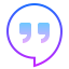 gradient style hangouts icon