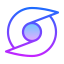 gradient style 인텔 isef icon
