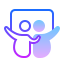 gradient style slideshare icon