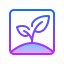 gradient style apple seed icon