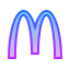 gradient style 맥도날드 icon