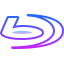 gradient style 블루 레이 icon