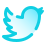 pulsar gradient style twitter bird icon
