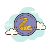 cloud style slither io icon