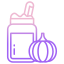 pumpkin pie smoothie icon