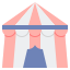 circus tent icon