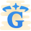 cute clipart style genshin impact logo icon
