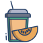 milkshake with cherry icon