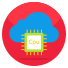 Cloud Microchip icon