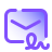 Mail signieren icon