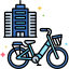 Bicicletta elettrica icon