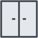 pastel color style cabinet icon