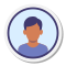 User Male Circle Skin Type 2 icon