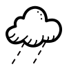 quill style light rain icon