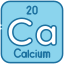 Bearicons-de-tabla-periódica-de-calcio-externo-bearicons-azules icon