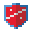 color pixels style knight shield icon