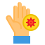 Ganze Hand icon