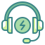 Headphones Charge icon