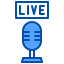 live podcast icon