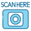 SCAN HERE icon