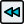 Rewind arrow function on multimedia keyboard layout icon