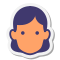 User Female Skin Type 1 icon