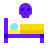 color glass style morir en la cama icon