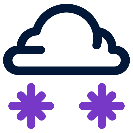 cloud snow icon