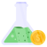 financial flask icon