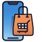 Mobile Einkaufstasche icon