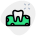 Infected comes with tooth root canal weakens icon