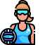 volleyball player icon