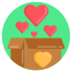 Box With Hearts icon