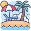 海滩 icon