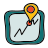 doodle style marqueur de plan icon
