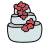 doodle style wedding cake icon