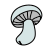 doodle style mushroom icon