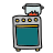 doodle style gasherd icon